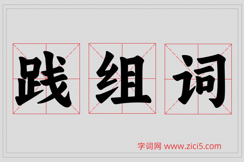 践字的组词
