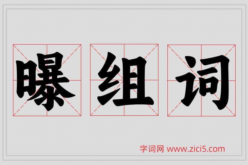 曝字的组词