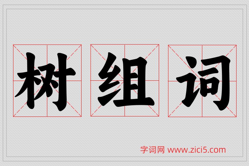 树字的组词