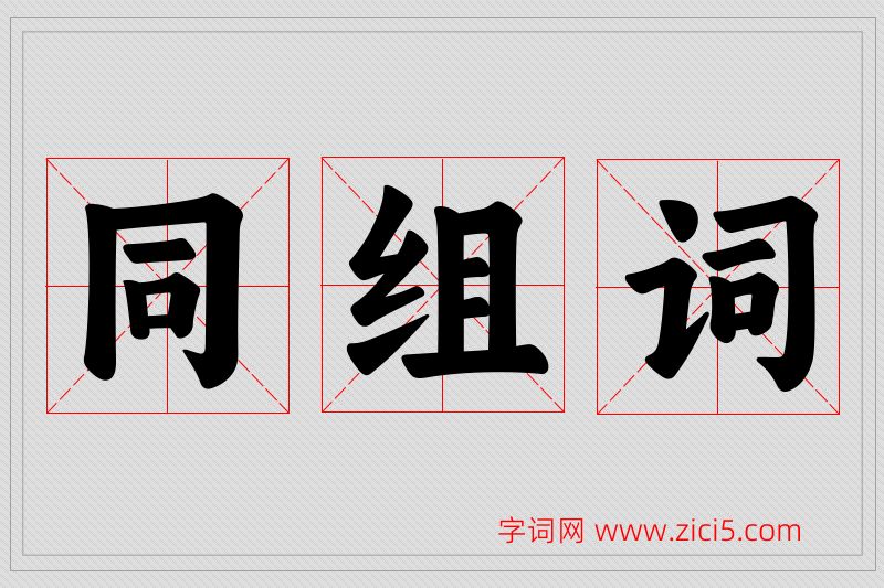 同字的组词