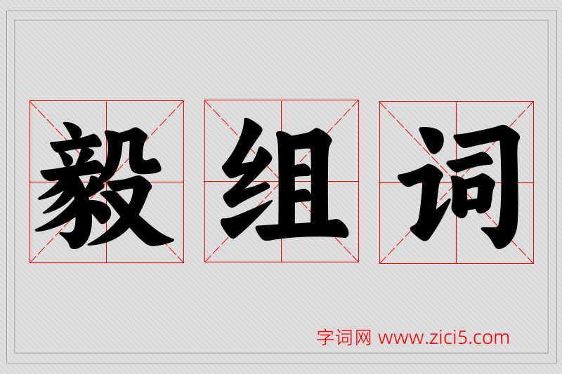 毅字的组词