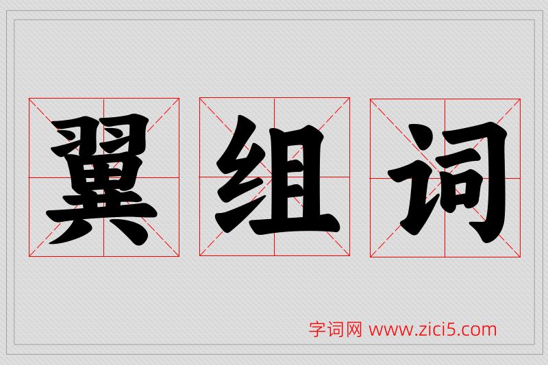 翼字的组词