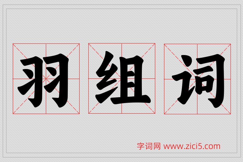 羽字的组词