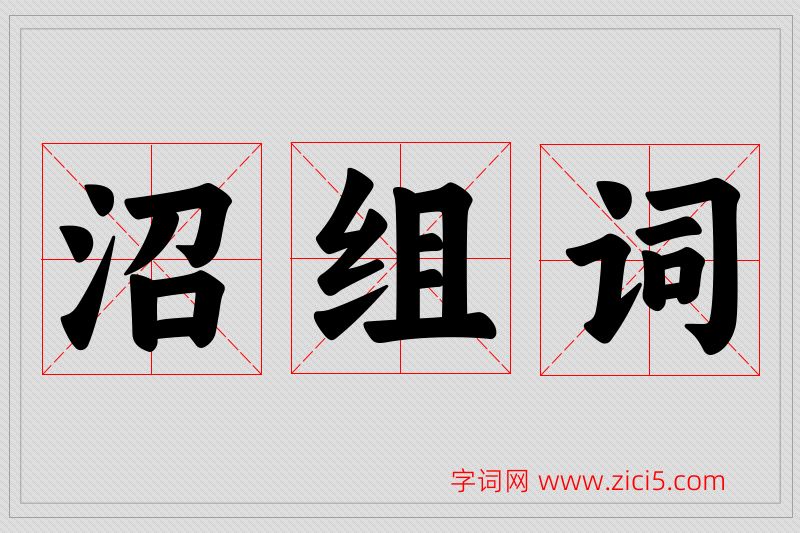 沼字的组词