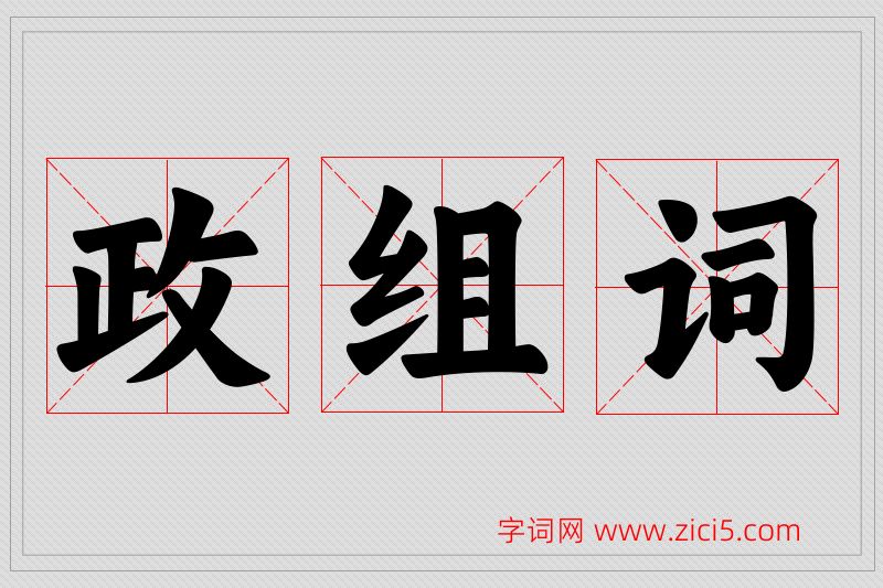 政字的组词