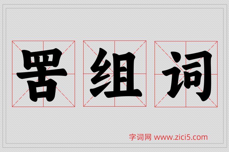 罟字的组词