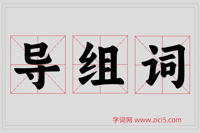 导字的组词