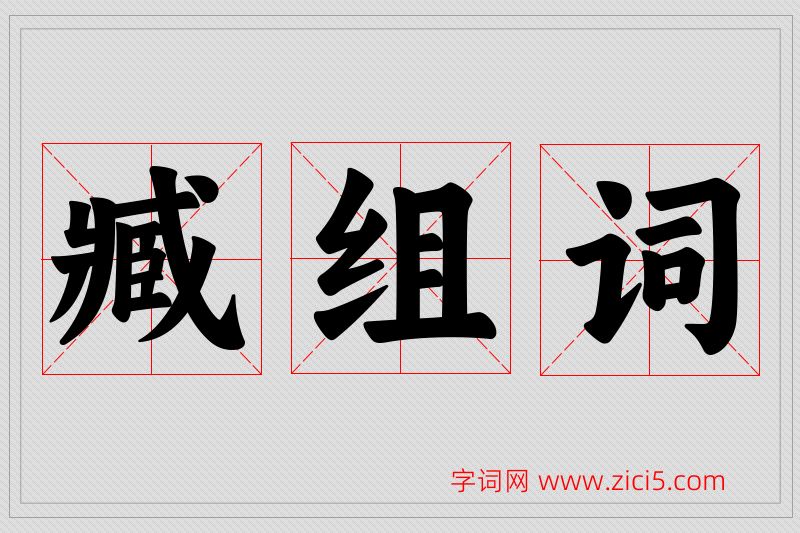 臧字的组词