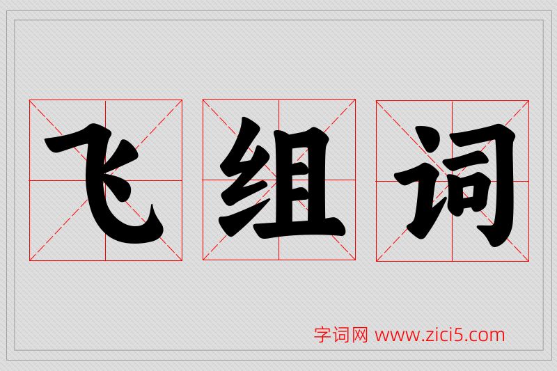 飞字的组词