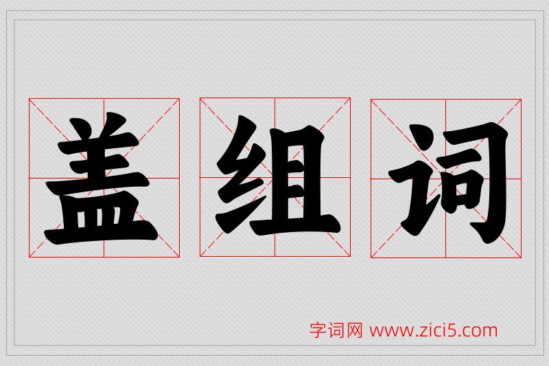 盖字的组词